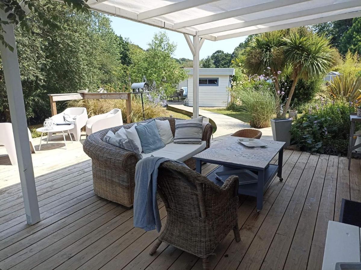 Lodge Avec Vue Sur La Riviere Lannion Exteriér fotografie