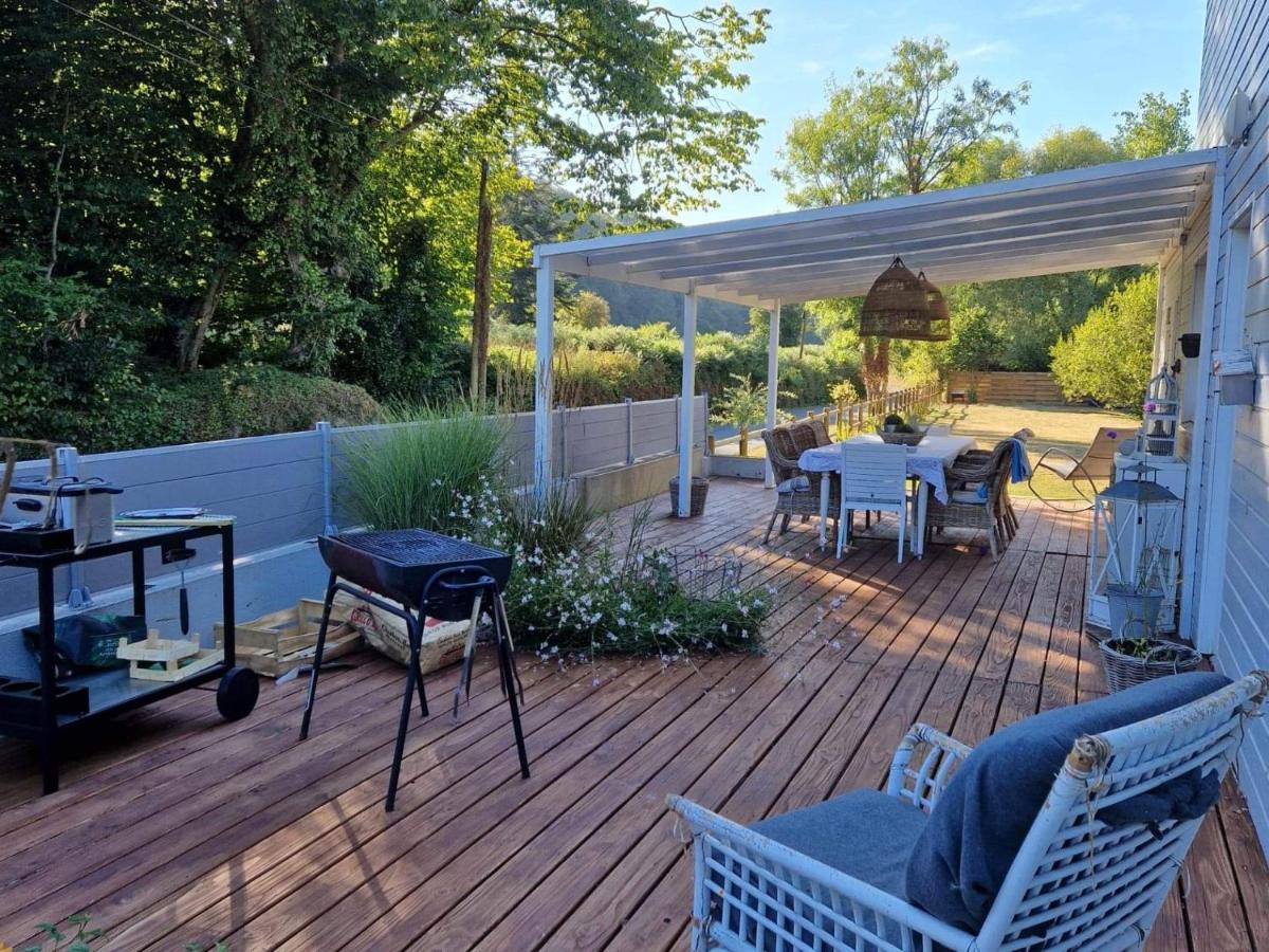 Lodge Avec Vue Sur La Riviere Lannion Exteriér fotografie